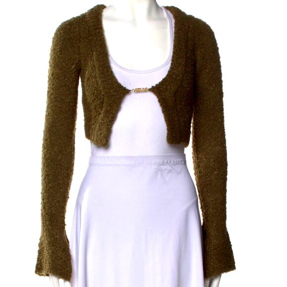 Ser.O.Ya - Bora Boucle Cardigan - Fort Greene - Size XXS - Picture 5 of 11